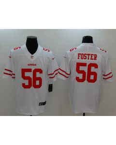 Men's San Francisco 49ers #56 Reuben Foster White Vapor Untouchable Player Limited Jersey