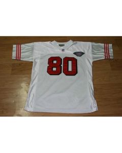 Men's San Francisco 49ers #80 Jerry Rice White Stitched Jersey