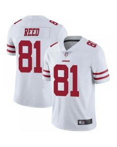 Men's San Francisco 49ers #81 Jordan Reed White Vapor Untouchable Limited Stitched Jersey