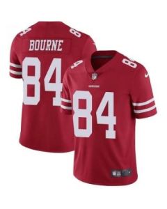 Men's San Francisco 49ers #84 Kendrick Bourne Red Vapor Untouchable Limited Stitched NFL Jersey