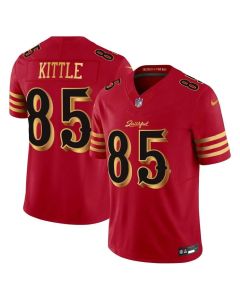 Men's San Francisco 49ers #85 George Kittle Red Rivalries Collection F.U.S.E. Vapor Limited Stitched Jersey (Red)