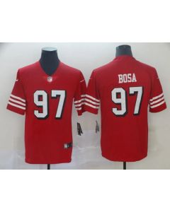 Men's San Francisco 49ers #97 Nick Bosa New Red Color Rush Limited Stitched NFL Jersey