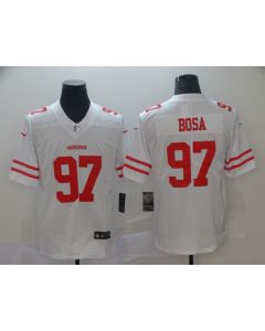 Men's San Francisco 49ers #97 Nick Bosa White Vapor Untouchable Limited Stitched NFL Jersey