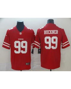 Men's San Francisco 49ers #99 DeForest Buckner Red Vapor Untouchable Limited Stitched NFL Jersey