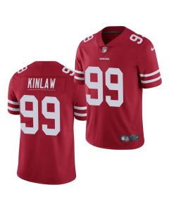 Men's San Francisco 49ers #99 Javon Kinlaw Red Vapor Untouchable Limited Stitched Jersey