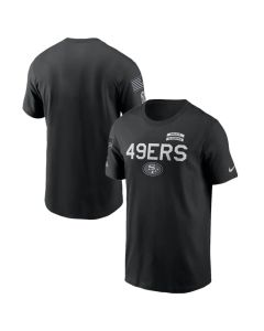Men's San Francisco 49ers Black 2026 Salute to Service Sideline Dri-FIT T-Shirt
