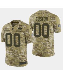 Men's San Francisco 49ers Customized Camo Salute To Service Limited Stitched NFL Jersey