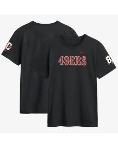 Men's San Francisco 49ers Nike Black 80th Anniversary Goal Line Stand T-Shirt (Black)