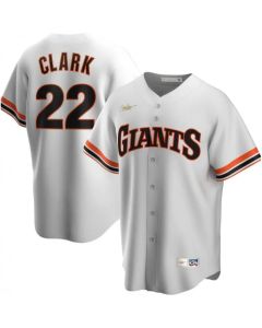 Men's San Francisco Giants #22 Will Clark White Cool Base Stitched Jersey