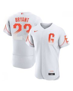 Men's San Francisco Giants #23 Kris Bryant White City Connect Flex Base Stitched Jersey