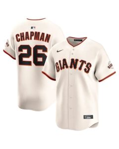 Men's San Francisco Giants #26 Matt Chapman Cream Home Limited Player Jersey (Cream)