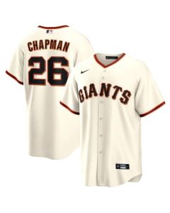 Men's San Francisco Giants #26 Matt Chapman Cream Home Replica Jersey (Cream)