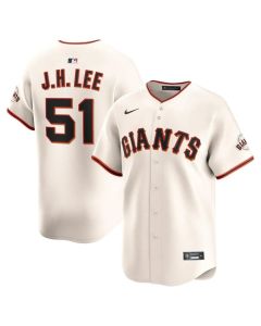 Men's San Francisco Giants #51 Jung Hoo Lee Cream Home Limited Player Jersey