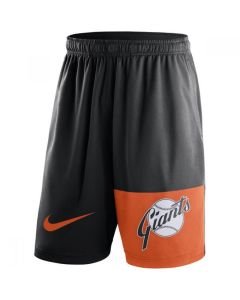 Men's San Francisco Giants Black Cooperstown Collection Dry Fly Shorts