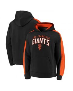 Men's San Francisco Giants Navy Game Time Arch Pullover Hoodie Pullover Hoodie