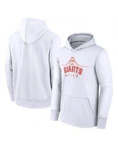 Men's San Francisco Giants White 2022 City Connect Therma Performance Pullover Hoodie