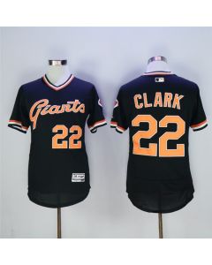 Men's San Francisco Giants #22 Will Clark Black Flexbase Stitched MLB Jersey