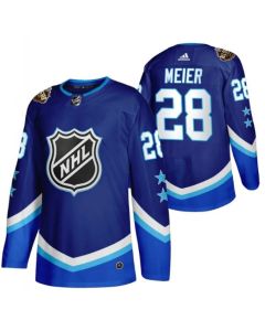 Men's San Jose Sharks #28 Timo Meier 2022 All-Star Blue Stitched Jersey