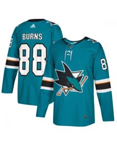 Men's San Jose Sharks #88 Brent Burns Teal Stitched NHL Jersey
