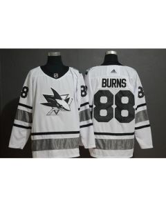 Men's San Jose Sharks #88 Brent Burns White 2019 NHL All-Star Game Jersey
