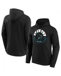 Men's San Jose Sharks Black Block Party Hoodie