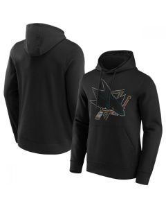 Men's San Jose Sharks Black Edge Hoodie