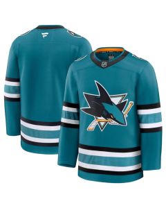 Men's San Jose Sharks Blank Teal 2024-25 Home Stitched Hockey Jersey