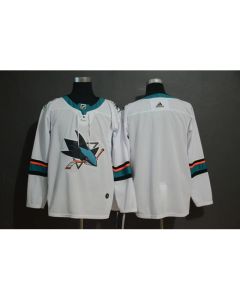 Men's San Jose Sharks White Stitched NHL Jersey