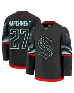 Men's Seattle Kraken #27 Mason Marchment Black Alternate Stitched Hockey Premium Jersey