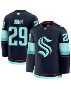 Men's Seattle Kraken #29 Vince Dunn Blue Away Premium Jersey