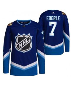Men's Seattle Kraken #7 Jordan Eberle 2022 All-Star Blue Stitched Jersey