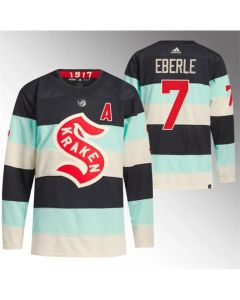 Men's Seattle Kraken #7 Jordan Eberle 2024 Deep Sea Blue Winter Classic Stitched Jersey