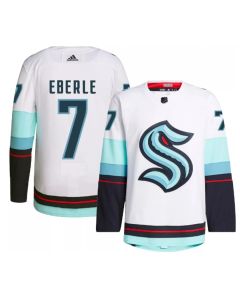 Men's Seattle Kraken #7 Jordan Eberle White Stitched Jersey