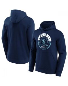 Men's Seattle Kraken Navy Block Party Hoodie