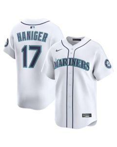 Men's Seattle Mariners #17 Mitch Haniger White Home Limited Player Jersey