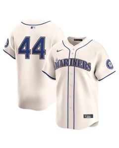 Men's Seattle Mariners #44 Julio Rodriguez Cream Alternate Limited Jersey (Cream)