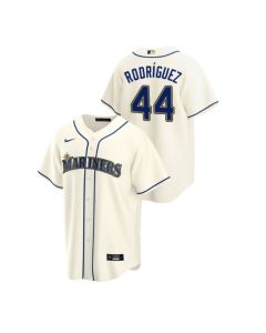 Men's Seattle Mariners #44 Julio Rodriguez Cream Cool Base Stitched jersey