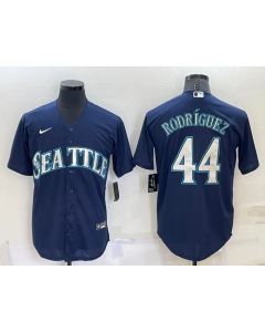 Men's Seattle Mariners #44 Julio Rodriguez Navy Cool Base Stitched jersey