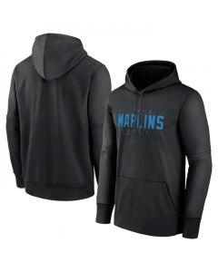 Men's Seattle Mariners Black Pregame Performance Pullover Hoodie