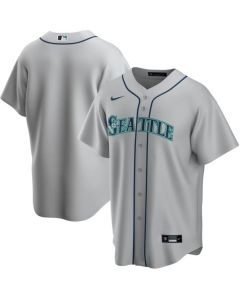 Men's Seattle Mariners Blank Grey Cool Base Stitched jersey