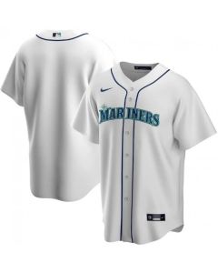 Men's Seattle Mariners Blank White Cool Base Stitched jersey