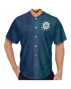 Men's Seattle Mariners Navy Baseball Jersey
