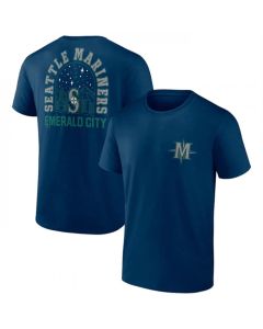 Men's Seattle Mariners Navy Iconic Bring It T-Shirt