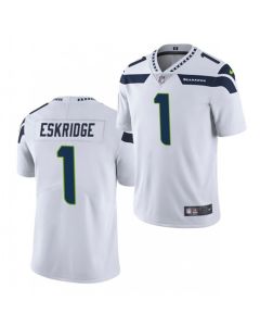 Men's Seattle Seahawks #1 D'Wayne Eskridge White Vapor Untouchable Limited Stitched Jersey