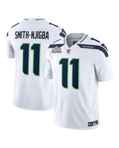 Men's Seattle Seahawks #11 Jaxon Smith-Njigba White Super Bowl LX Vapor F.U.S.E. Limited Stitched Jersey (White)