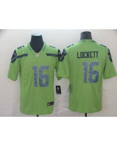 Men's Seattle Seahawks #16 Tyler Lockett Green Vapor Untouchable Limited Stitched NFL Jersey