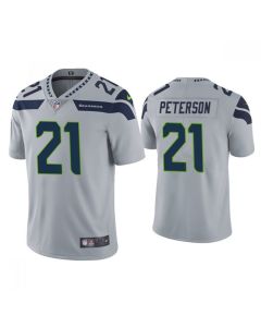 Men's Seattle Seahawks #21 Adrian Peterson Grey Vapor Untouchable Limited Stitched Jersey