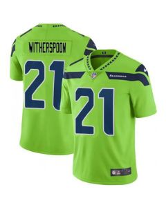 Men's Seattle Seahawks #21 Devon Witherspoon Green Vapor Untouchable Limited Stitched Football Jersey