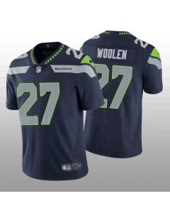 Men's Seattle Seahawks #27 Tariq Woolen Navy Vapor Untouchable Stitched Football Jersey