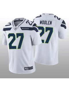 Men's Seattle Seahawks #27 Tariq Woolen White Vapor Untouchable Stitched Football Jersey